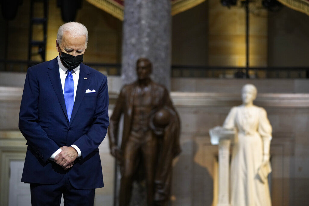 Capitol Riot Anniversary Biden